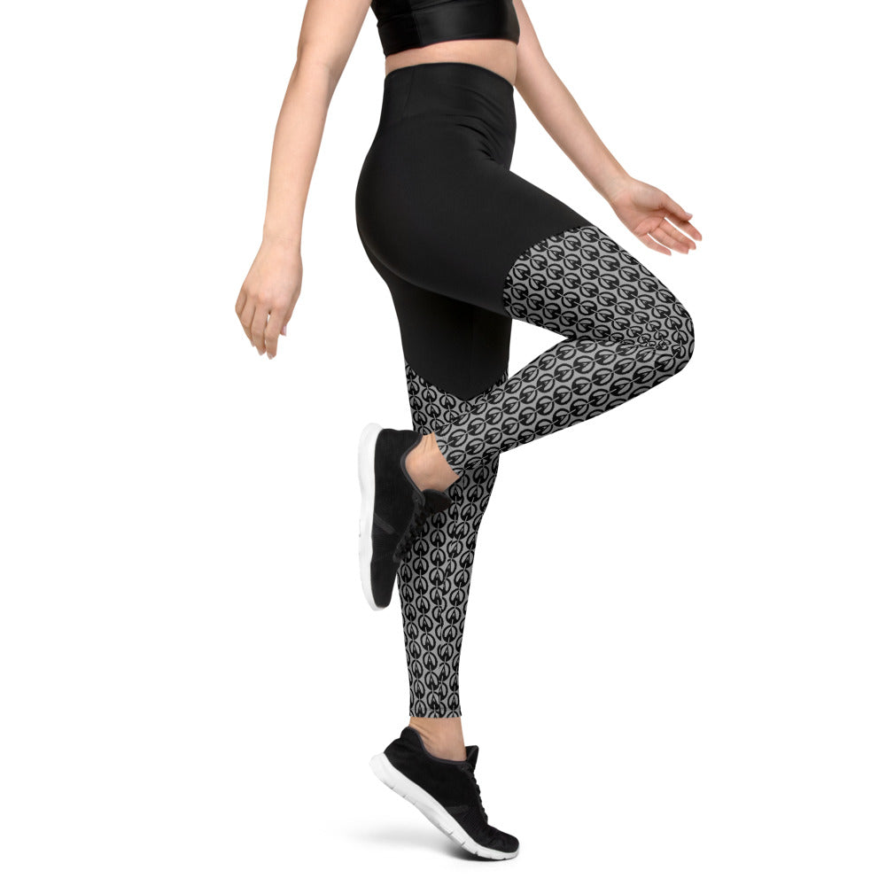 Sports Compression Leggings - GNegro