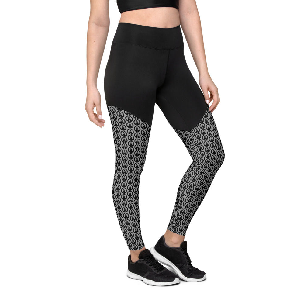 Sports Compression Leggings - GNegro