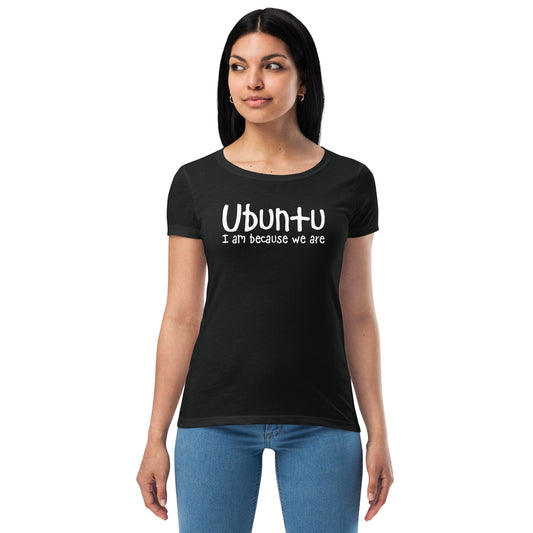 Women’s fitted t-shirt - Ubuntu