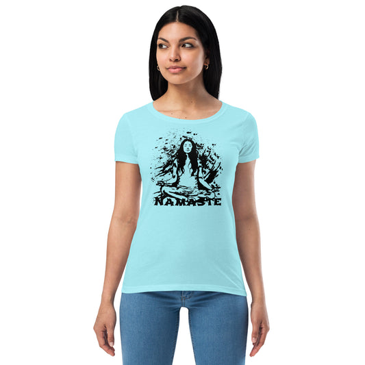 Women’s fitted t-shirt - Namaste