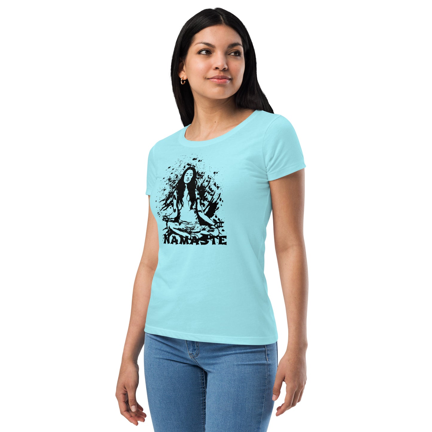 Women’s fitted t-shirt - Namaste