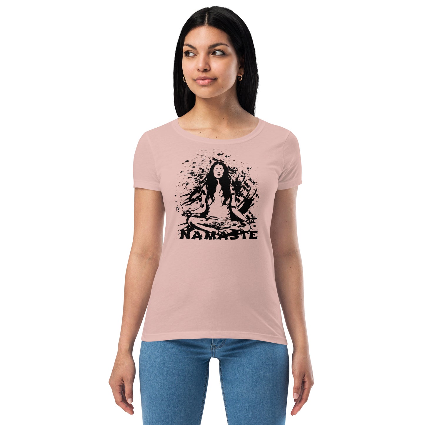 Women’s fitted t-shirt - Namaste