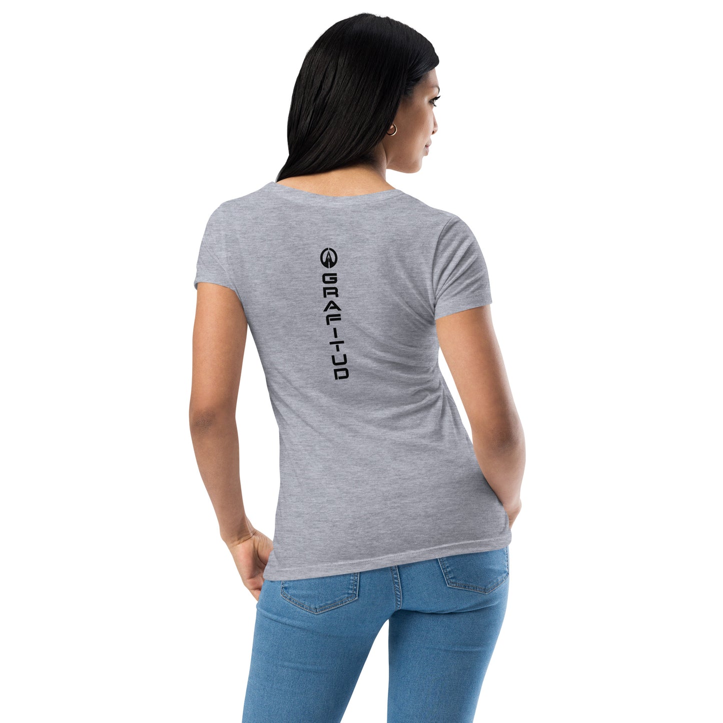 Women’s fitted t-shirt - Namaste