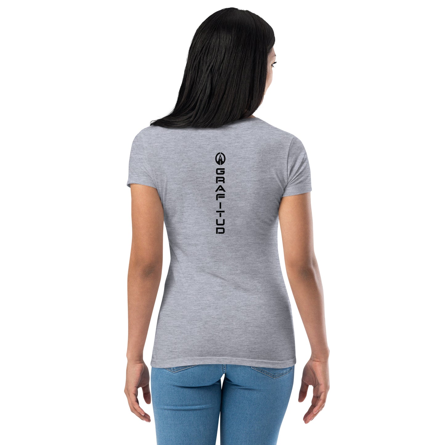 Women’s fitted t-shirt - Namaste