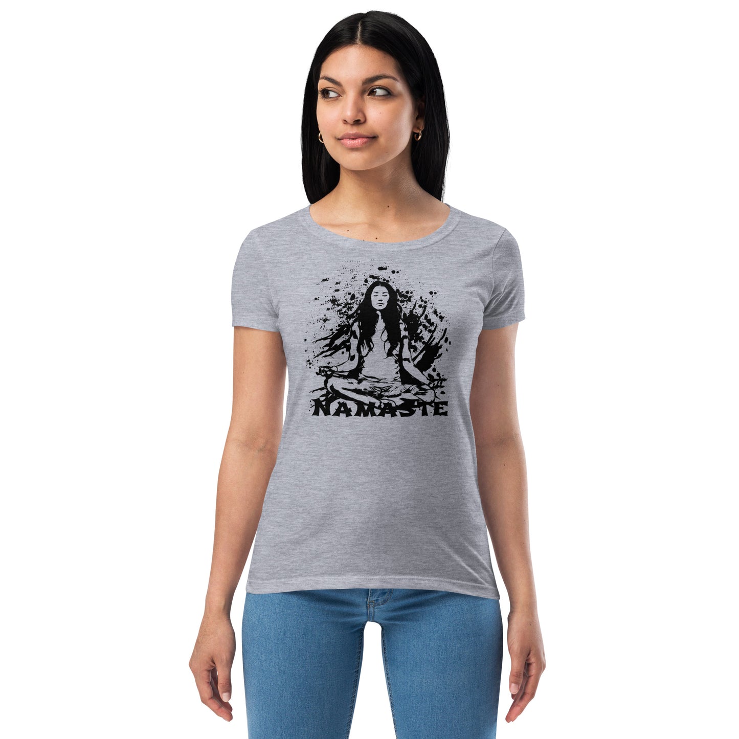 Women’s fitted t-shirt - Namaste