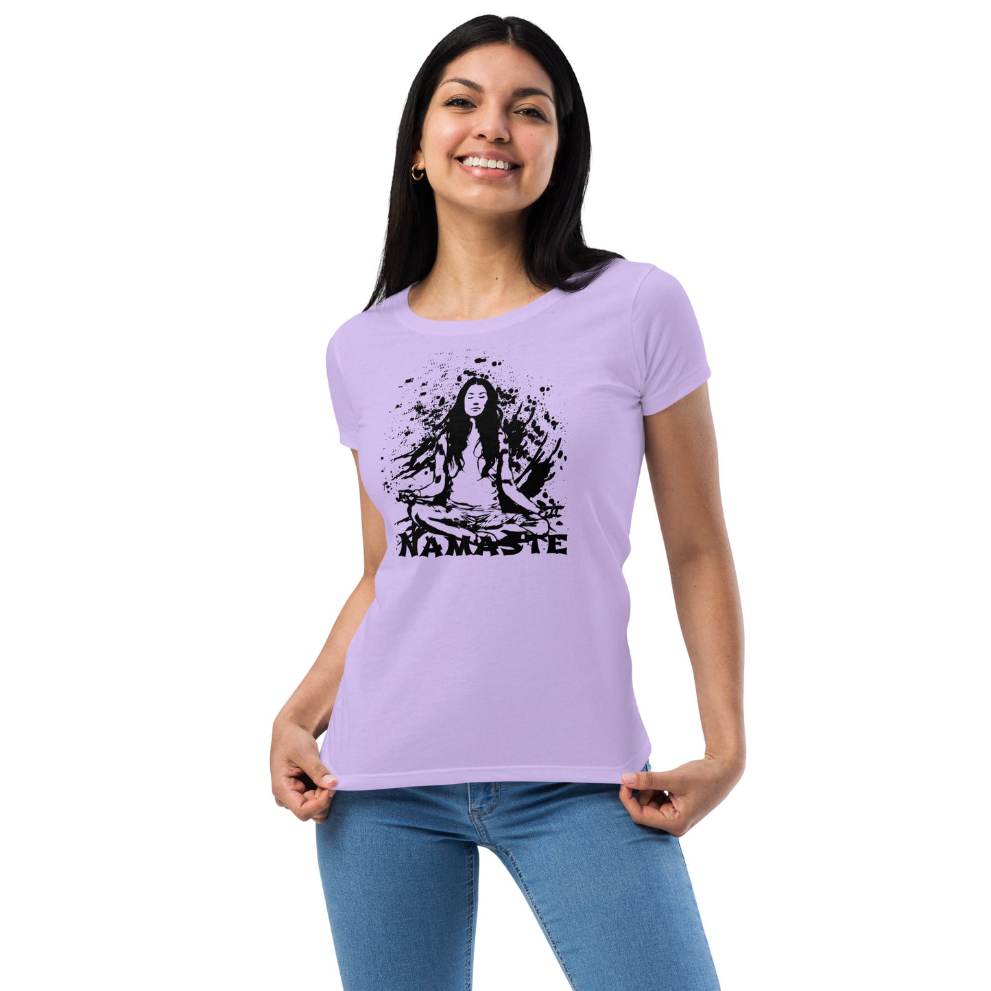 Women’s fitted t-shirt - Namaste