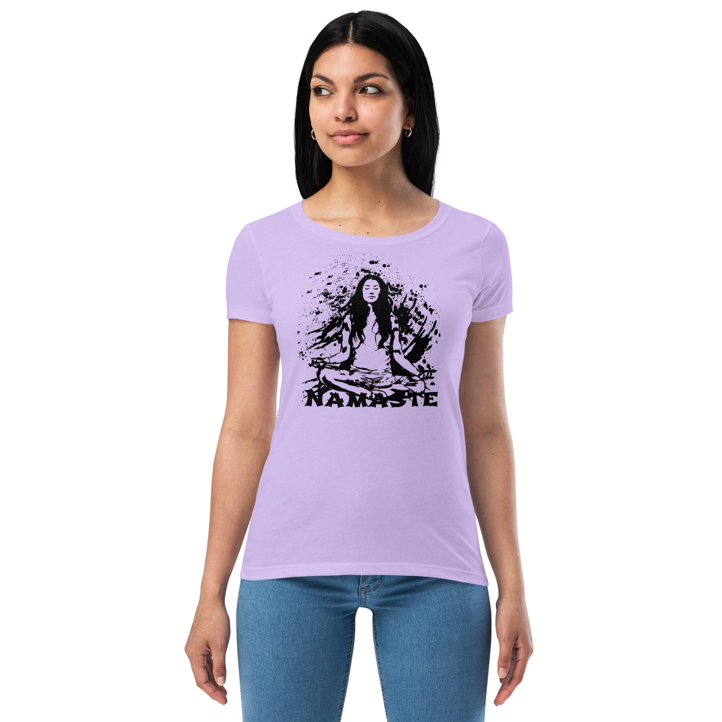 Women’s fitted t-shirt - Namaste