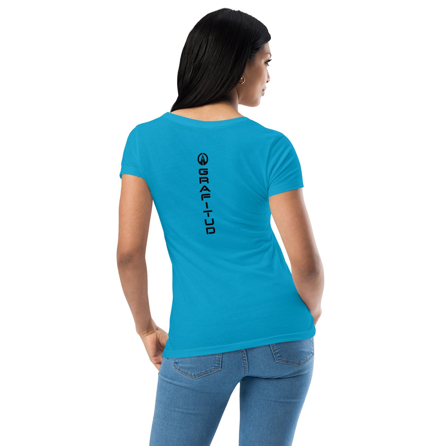 Women’s fitted t-shirt - Namaste