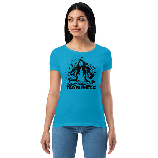 Women’s fitted t-shirt - Namaste