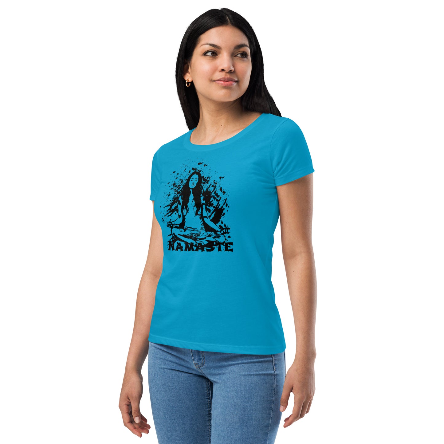 Women’s fitted t-shirt - Namaste