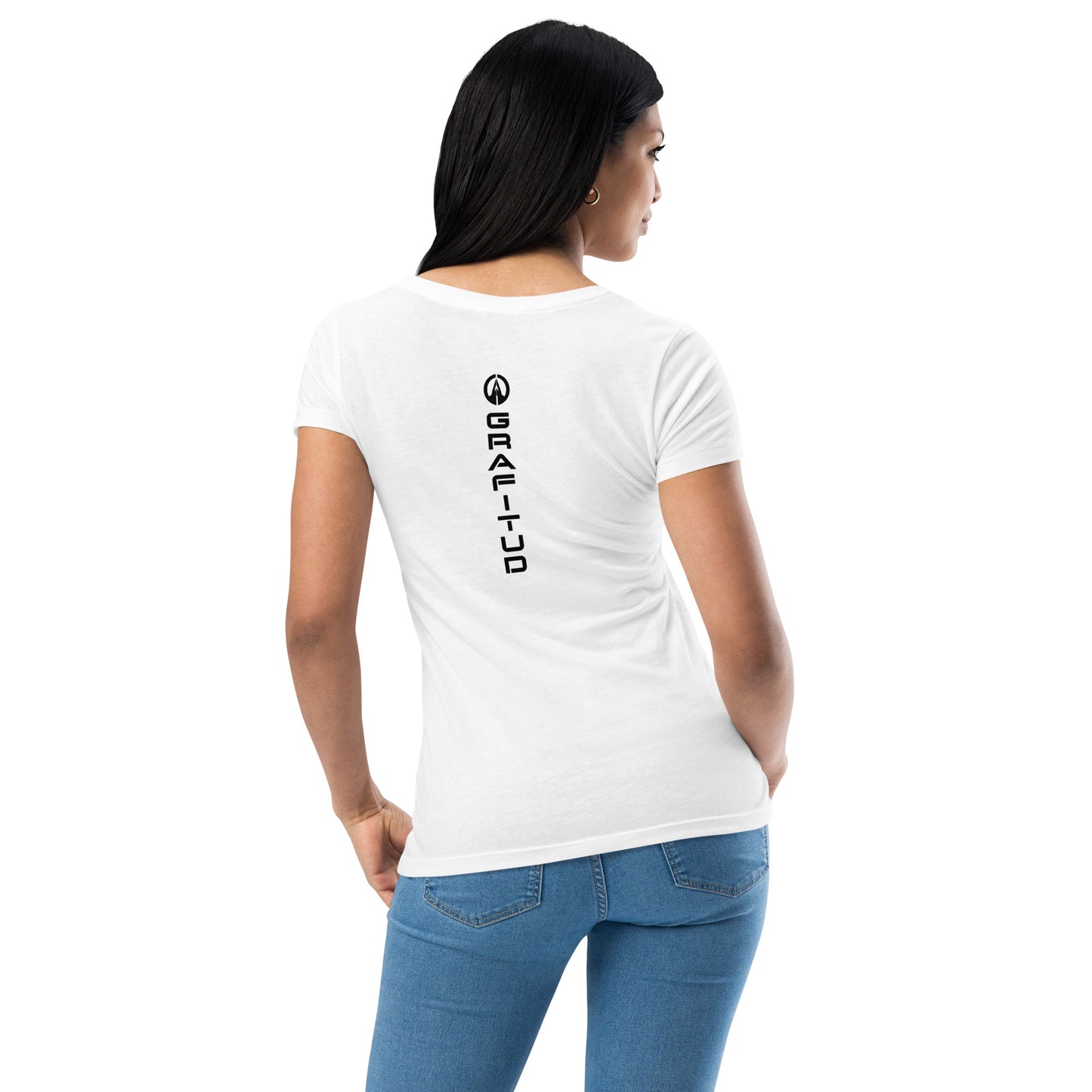 Women’s fitted t-shirt - Namaste