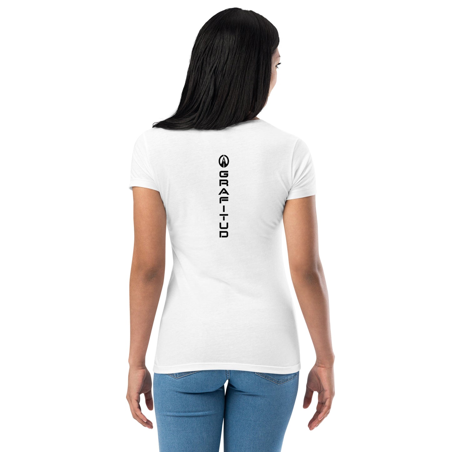 Women’s fitted t-shirt - Namaste